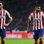Atletico say both Sime Vrsaljko (left) and Angel Correa are asymptomatic