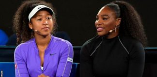 Naomi Osaka (left) and Serena Williams (right) each earned almost three times as much as the third sportswoman on the list, Ashleigh Barty