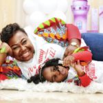 Gifty Anti and daughter