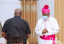 Mahama and the clergy
