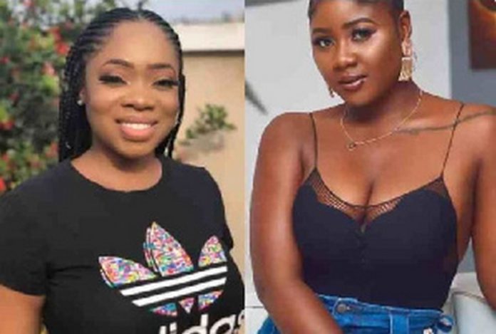 Actress Moesha Boduong and former friend Salma Mumin