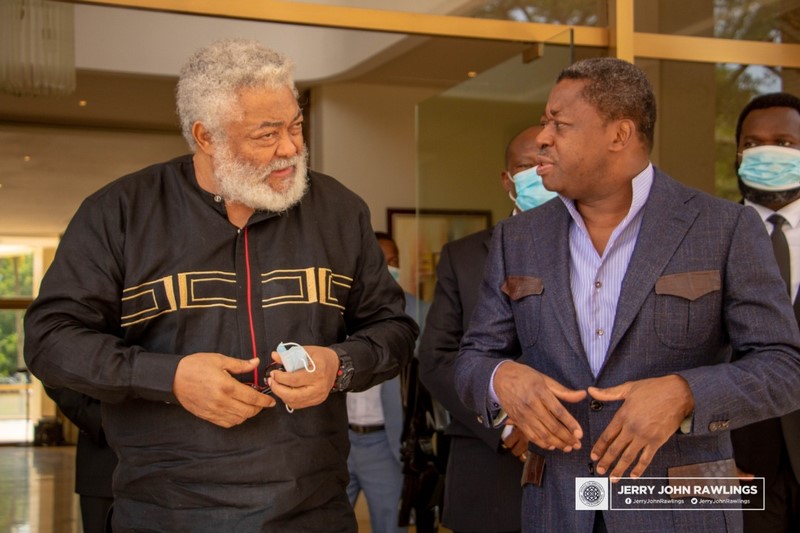 Rawlings mourns with late Edem Kodjo's family in Togo