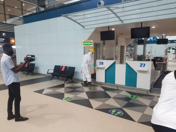 Fumigation Exercise is Terminal 3 ahead of Airport Reopening