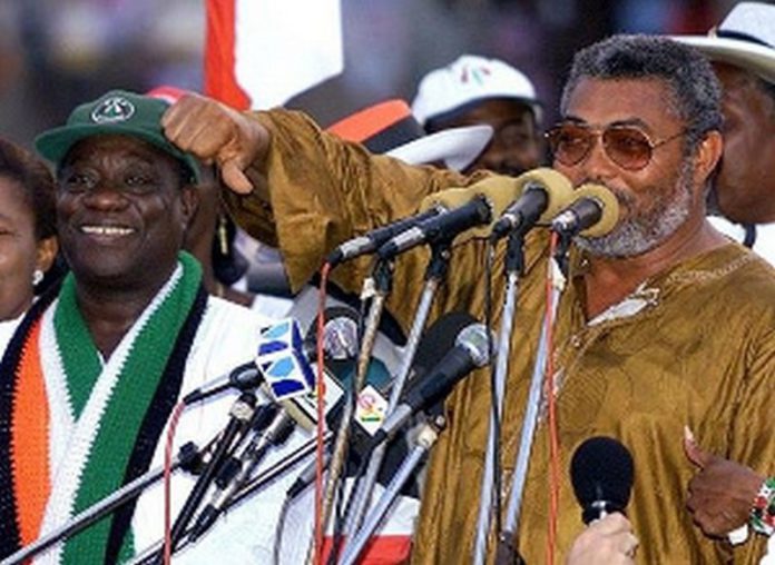 Former President, Jerry John Rawlings and Atta Mills