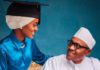Buhari and daughter