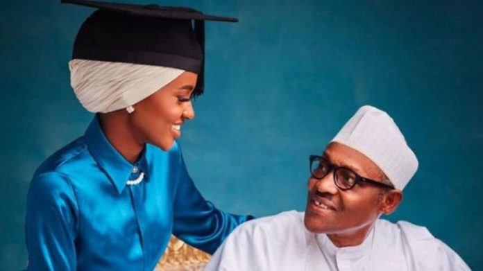 Buhari and daughter