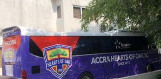 Hearts of Oak new team bus