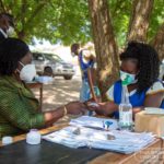 Professor Jane Naana Opoku-Agyemang registers as a voter
