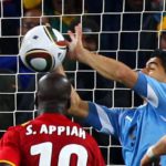 Ghana vs Uruguay during 2010 World Cup in South Africa