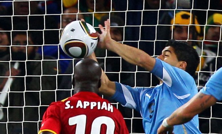 Ghana vs Uruguay during 2010 World Cup in South Africa