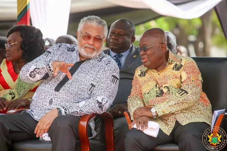 What Rawlings told Akufo-Addo during late mother’s funeral [Listen]