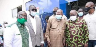 Allotey Jacobs poses with Akufo-Addo