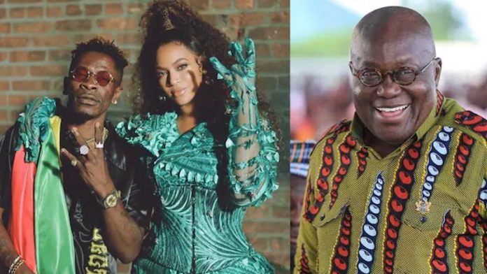 Beyonce , Shatta Wale and Akufo Addo