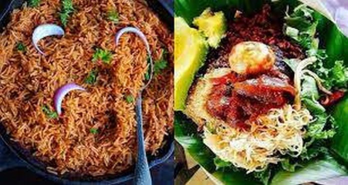 food jollof and waakye