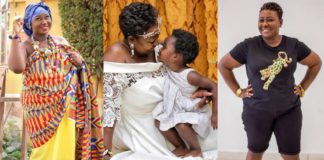 Gifty Anti and daughter