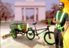 Ghanaian invents sweeping bike