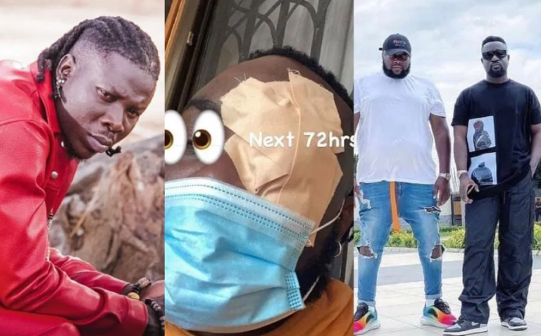 Stonebwoy clashes with Sarkodie’s manager at ‘Black Love’ concert rehearsal
