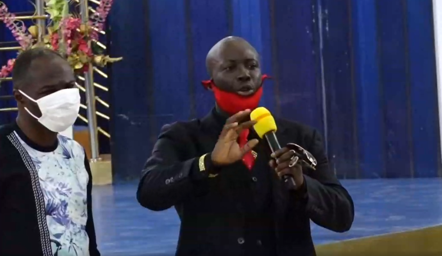 Prophet Kumchacha at Apraku My Daughter's final funeral rites...