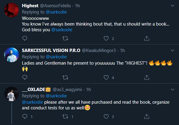 Ghanaians react to Sarkodie's new book The Highest