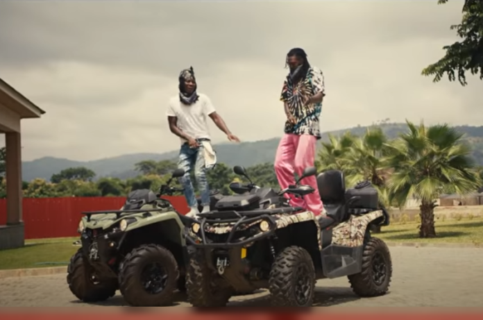 Stonebwoy and Emmanuel Adebayor in Putuu music video