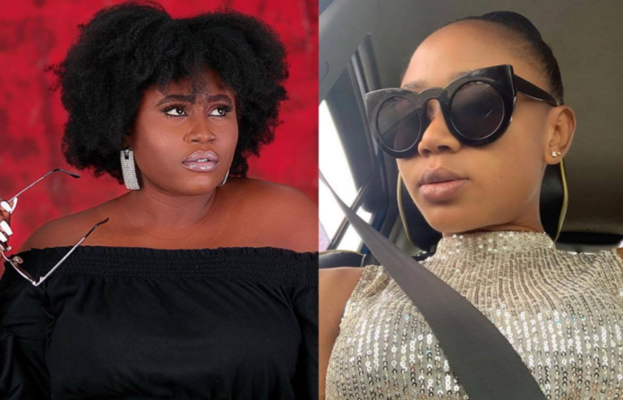 L-R: Lydia Forson and Akuapem Poloo