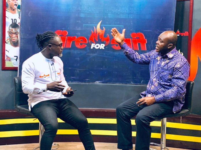 Sports Minister with Adom TV's Countryman Songo