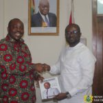 Sports Minister solicits support for GFA President Kurt Okraku Sports Minister Isaac Asiamah with GFA boss Kurt Okraku