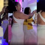 Nana Agradaa sprays money at Diamond Appiah's birthday