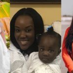 Stonebwoy's wife and daughter