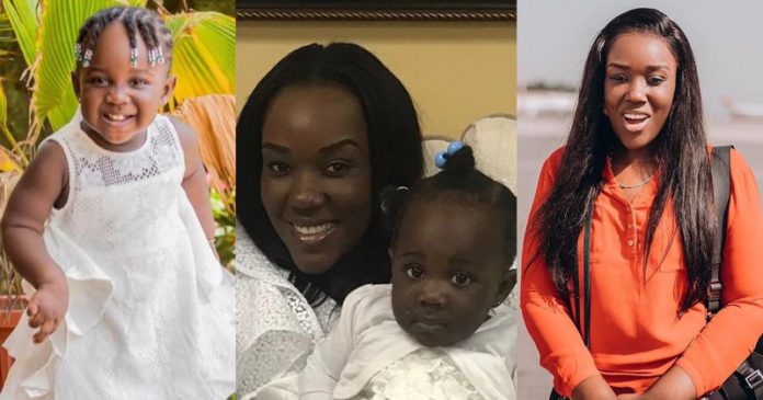 Stonebwoy's wife and daughter