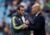 Gareth Bale and Zinedine Zidane