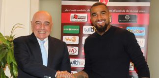 Kevin Prince Boateng with AC Monza owner