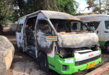 STC bus burnt by alleged secessionist group Western Togoland