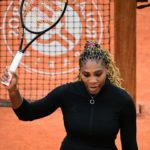 Serena Williams beat compatriot Kristie Ahn in the first round on Monday