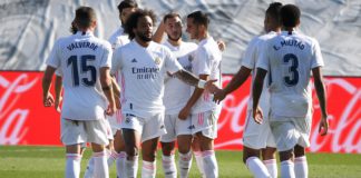 REAL MADRID CELEBRATE IMAGE CREDIT: GETTY IMAGES