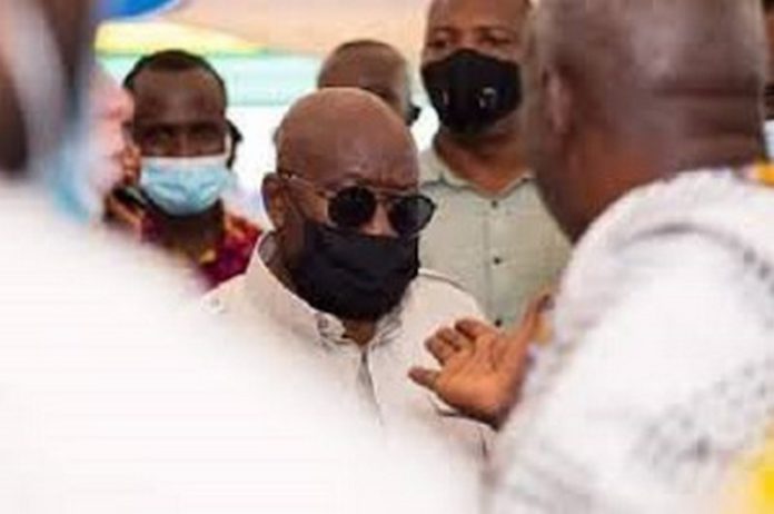 President Akufo-Addo was recently in the area to initiate the construction of a district hospital