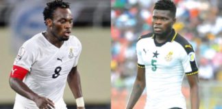 Michael Essien and Thomas Partey