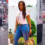 Joselyn Dumas falls at gym