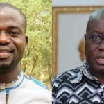 Investigative Journalist, Manasseh Awuni Azure and President Nana Addo Dankwa Akufo-Addo