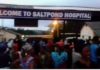 Hundreds of constituents have thronged the MP's residence and the Saltpond Hospital
