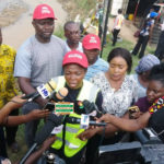 Lydia Alhassan starts construction of drainage system to end floods in her constituency