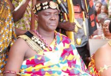 The Paramount Chief of Dormaa Traditional Council, Osagyefo Oseadeeyo Agyemang-Badu II