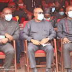 Sports Minister with other government officials