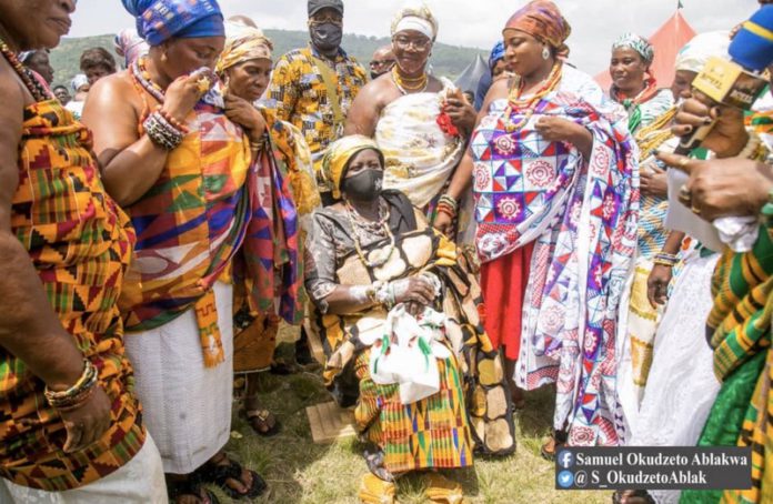 Prof. Naana Jane Opoku-Agyemang enstooled as queen