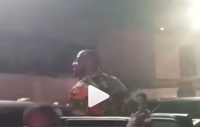 Davido reacts in anger as popular Ghanaian bar bounces his boy [Video]
