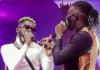 Shatta Wale and Stonebwoy during Asaase Sound Clash | Photo taken by Rob Photography