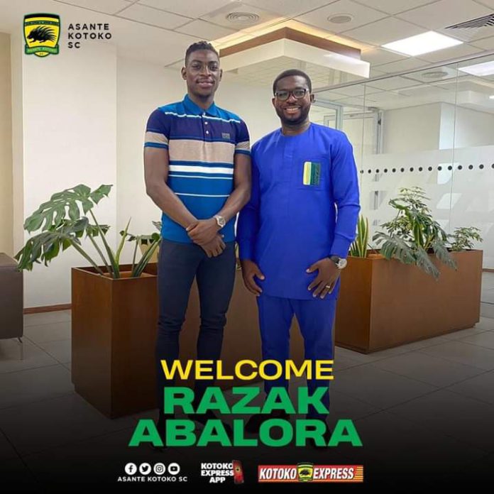 Razak Abalora with Kotoko CEO, Nana Yaw Amponsah