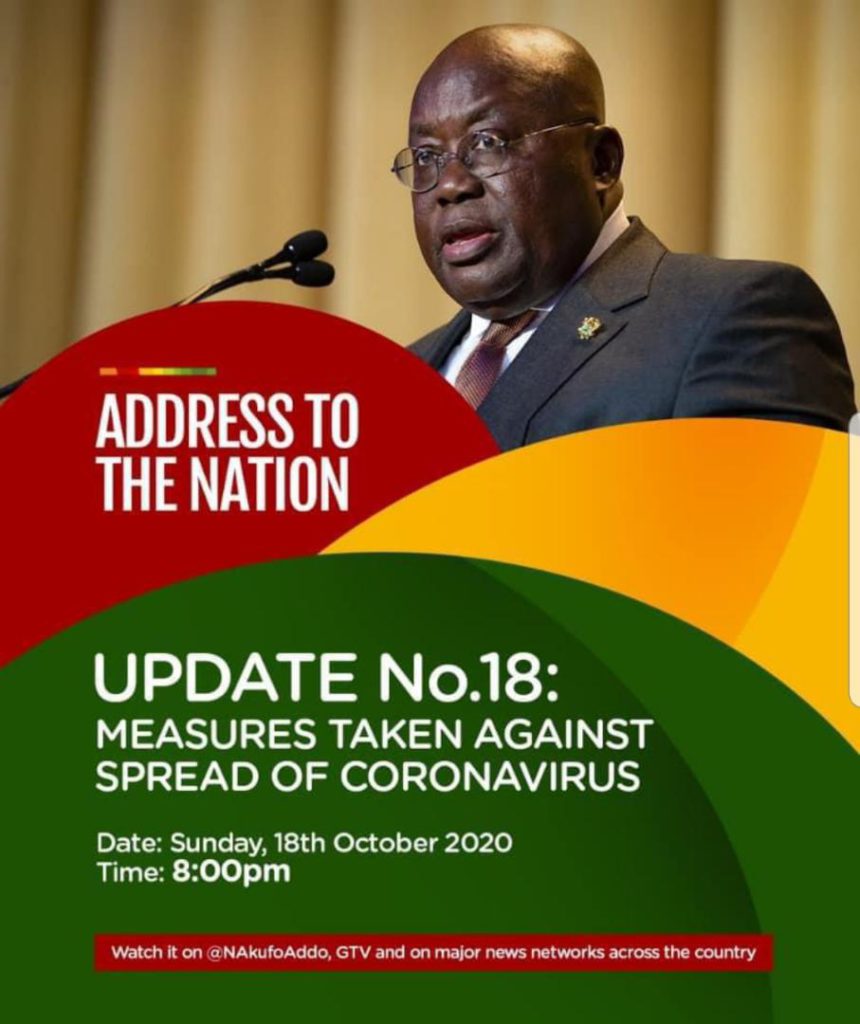 Akufo-Addo to address the nation tonight 1