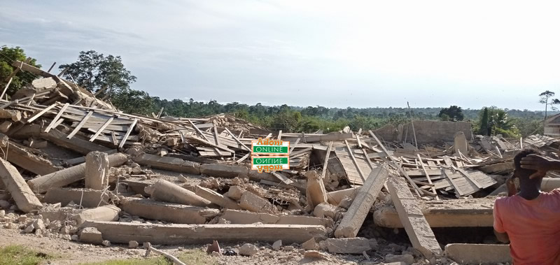 Akyem Batabi church building collapse