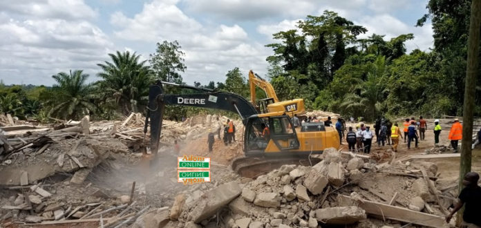 Akyem Batabi church building collapse